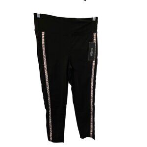 Bebe Sport Womens Bark Safari Print Insert Legging